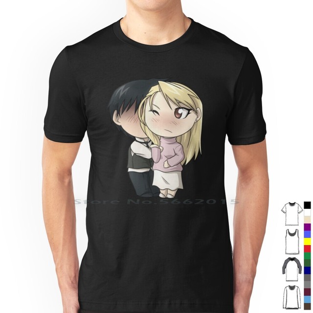 Fullmetal Alchemist Brotherhood Anime T Shirt 100% Algodão